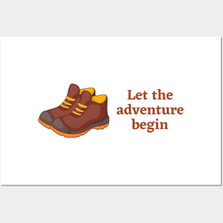 Let The Adventure Begin Posters and Art